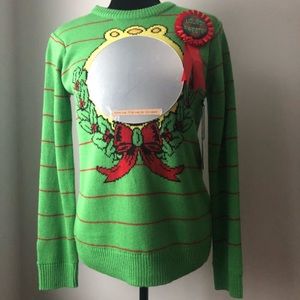 NEW Ugly Christmas Sweater Green Contest Winner